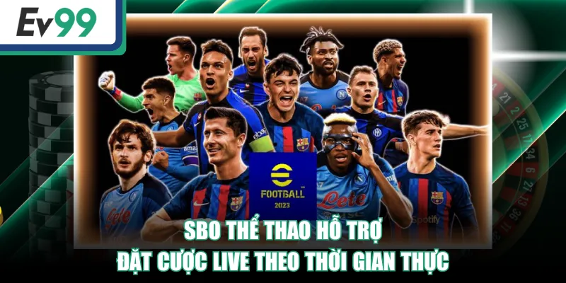 SBO thể thao hỗ trợ đặt cược live theo thời gian thực